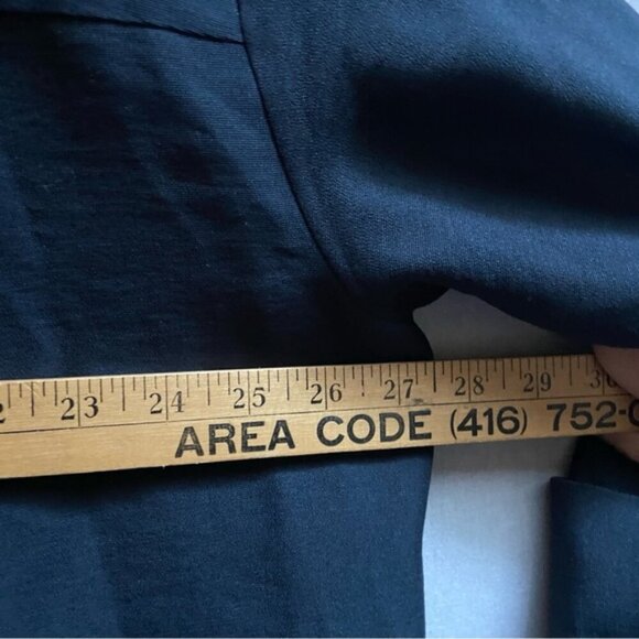 Zara modal blend large cuffs button oversize blouse Sz XS/S - Picture 7 of 8